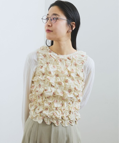 ブラウス シャツ ●Monet uneven　blouse レディース