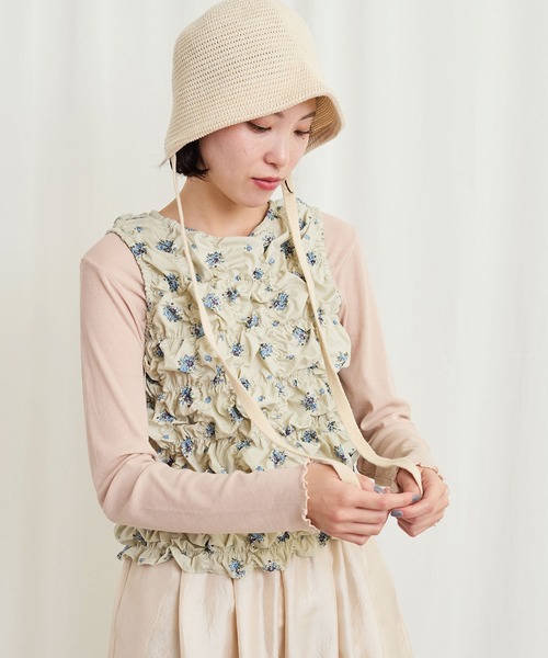 日本製　fig London トップス fig London ブラウス シャツ CANDY blouse レディース