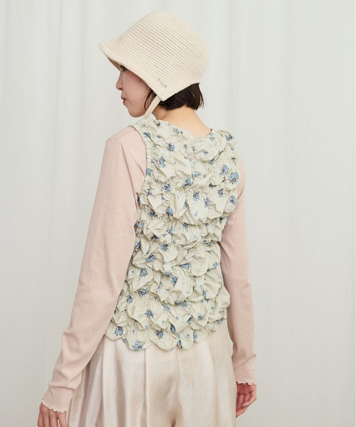 fig London ブラウス シャツ ○Monet uneven blouse レディース