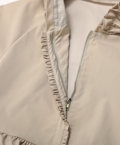 フリルフードペプラムパーカーJKT（パーカー）｜MERAKI（メラキ