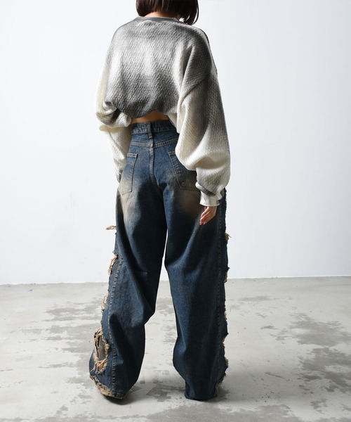 ARULE ジーンズ デニム デニムパンツ A'GEM/9 × .kom 「ARULE