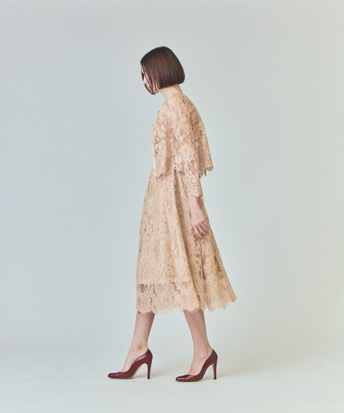 GRACE CLASS ジャケット ノーカラージャケット リバーレースジャケット