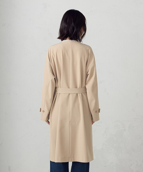 COMME CA ISM（コムサイズム） トレンチコート コート ノーカラー