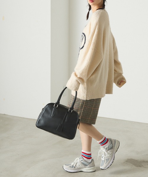 「forksy.」 長袖ニット FREE 杢グレー レディース_画像4