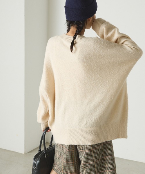 「forksy.」 長袖ニット FREE 杢グレー レディース_画像9