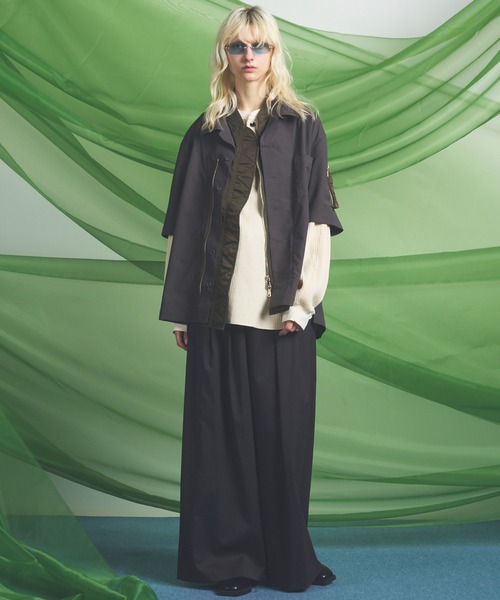 MAISON SPECIAL（メゾンスペシャル） ワイドパンツ スラックス メンズ