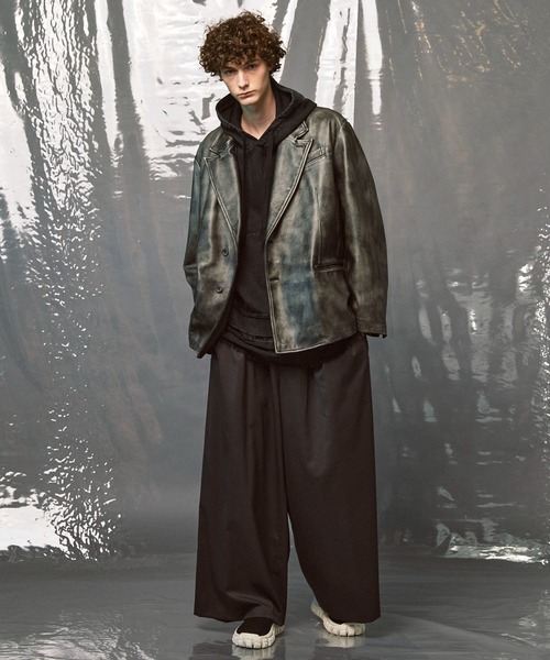 パンツ MAISON SPECIAL Prime-Wide  Pants MAISON SPECIAL（メゾンスペシャル） スラックス 「UNISEX」Wool Mix