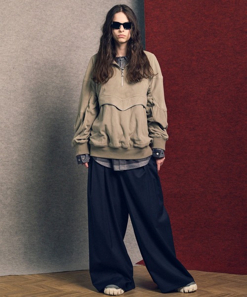 MAISON SPECIAL（メゾンスペシャル） スラックス 「UNISEX」Wool Mix