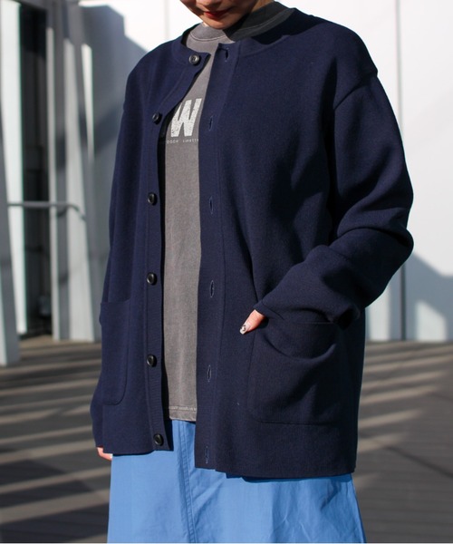 snow peak セーター ニット Co/Pe Knit Cardigan メンズ