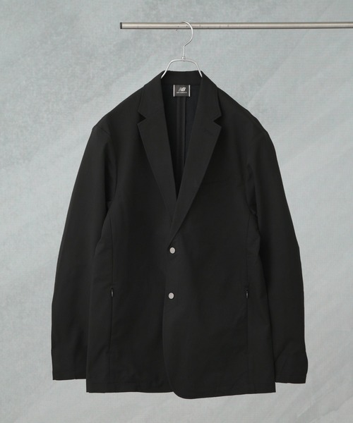 【ニューバランス】テーラードジャケットMet 24 SINGLE 黒 New Balance Met 24 SINGLE JACKET BLACK（ニューバランス メット