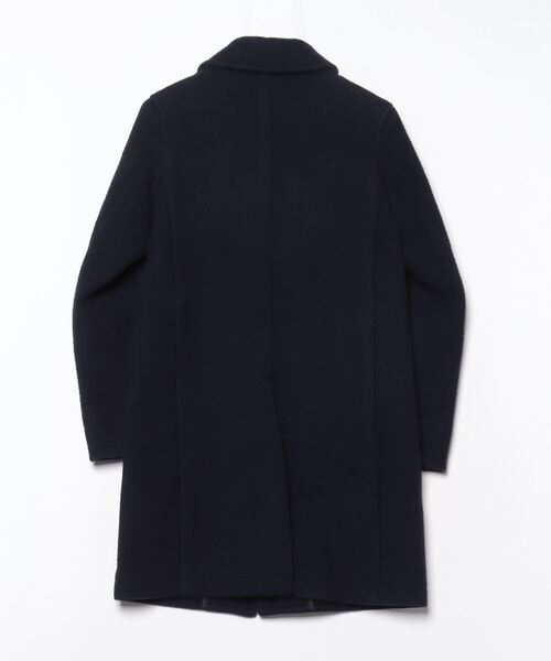 Danton（ダントン） 刺繍コート 36 ネイビー レディース : ZOZOTOWN