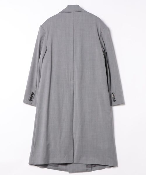 ぴ*あ様 未使用品UN3D. 　チェスターコート　グレー　ライナー　アンゴラ　M UN3D.（アンスリード） チェスターコート 36 グレー レディース