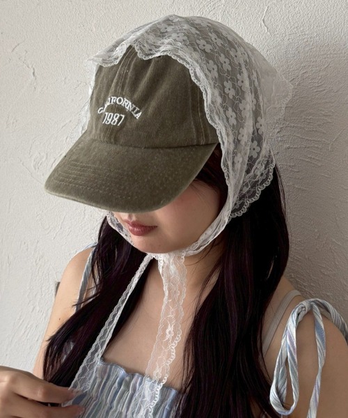 (即購入OK)herlipto キャップ　帽子 shoppinggo キャップ 帽子 蝶々キラキラキャップ レディース UV