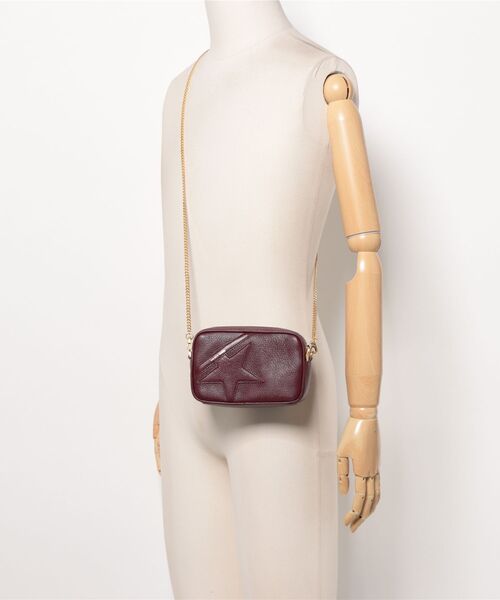 ショルダーバッグ バッグ Star Bag ミニ レザー（ワインレッド） トーン・オン・トーンスター レディースの画像