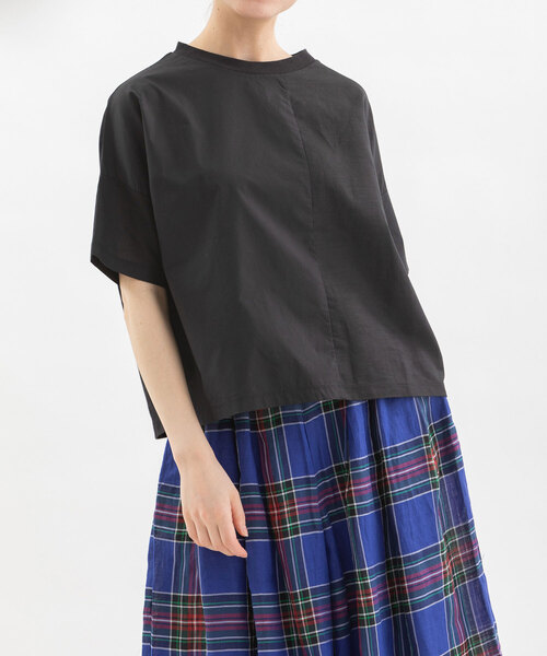 tシャツ USコットンmisc布帛Tシャツ レディース