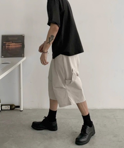NOWLE カーゴパンツ 「NOWLE」ルーズフィット ナイロン カーゴ