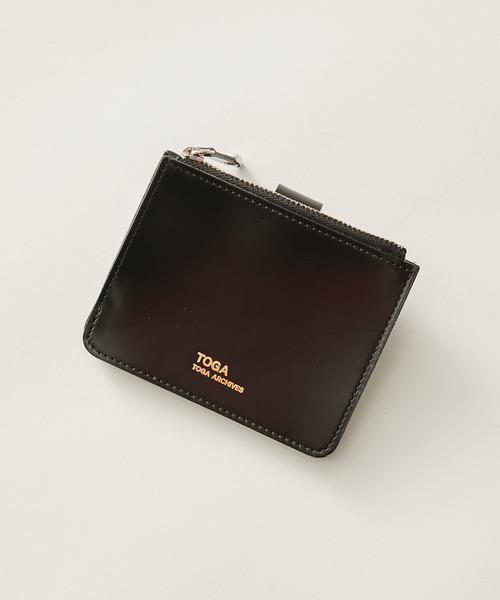 Toga pulla 財布 ブラック TOGA PULLA◇財布/レザー/BLK/レディース// : セカンド