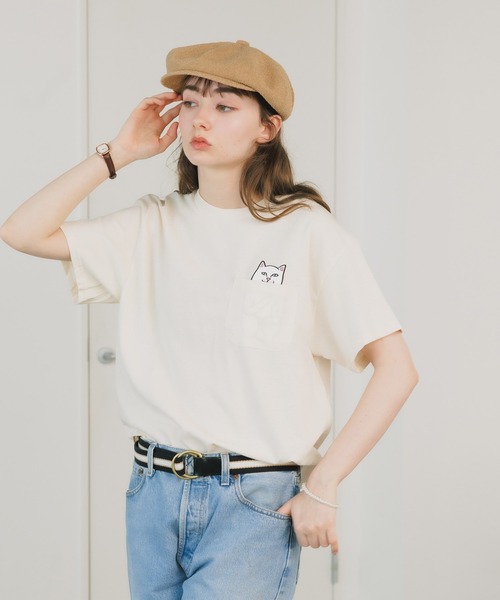 関税込み♪【RIPNDIP】Mind Games ロゴ ★ 半袖 シャツ RIPNDIP 「RIPNDIP」 半袖Tシャツ M ナチュラル メンズ
