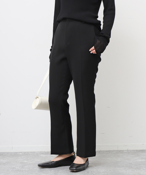 Deuxieme Classe スラックス 黒 0204124L0037 Deuxieme Classe 「Deuxieme Classe」 スラックス 34 ブラック