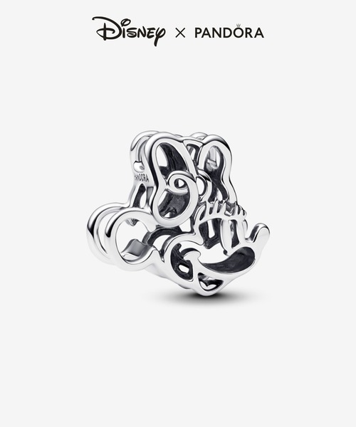 Pandora Disney ミニーマウス  グリップ　チャーム ディズニー ミニーマウス シルエット ダングル チャーム