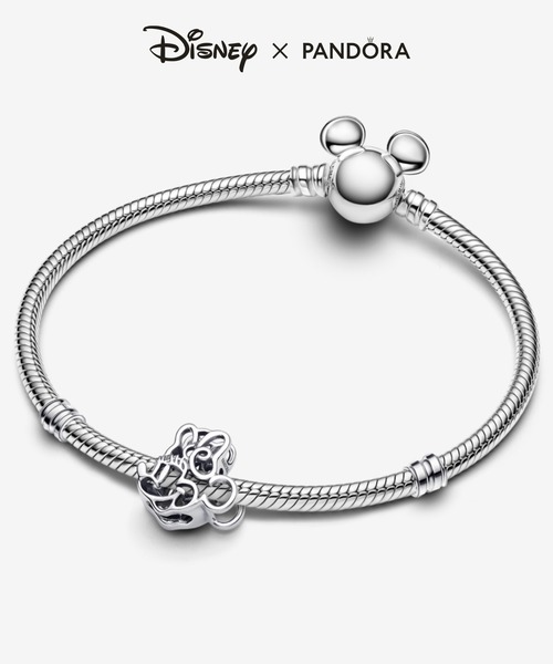 ディズニー パンドラ 19センチミニーマウス ブレスレット パンドラ Pandora ミニー 限定 シルバー ブレスレット
