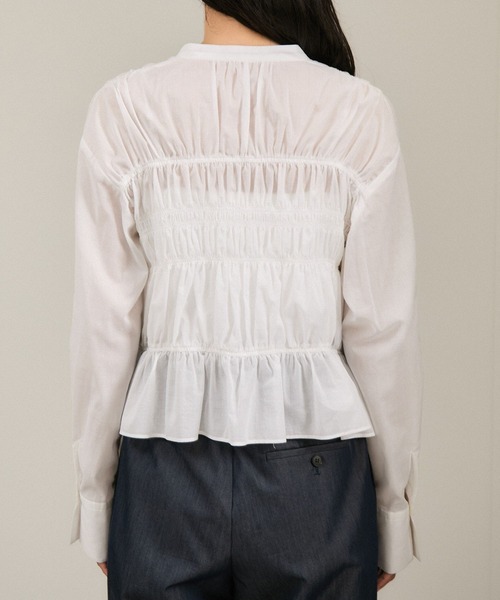 SALON adam et rope' ブラウス シャツ Shuttlenotesワッシャー