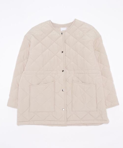 A part by（アパートバイ） ノーカラージャケット FREE アイボリー