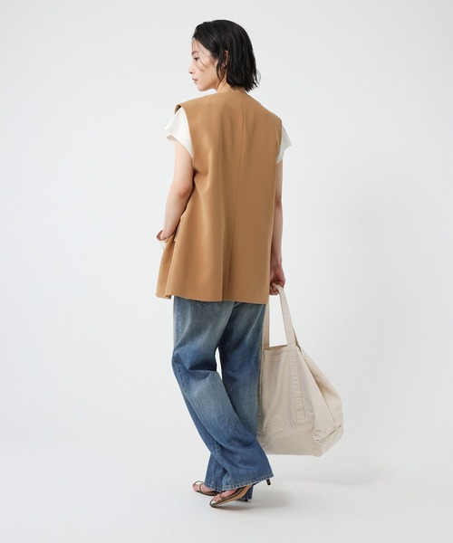 【新品未使用】　BABYLONE ワークジレ BABYLONE（バビロン） ベスト ジレ コットンダブルクロスジレ