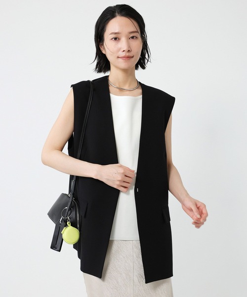 美品 coulage クラージュ コットンバルーンベスト ジレ ジレ Julie ベージュ | Cygne