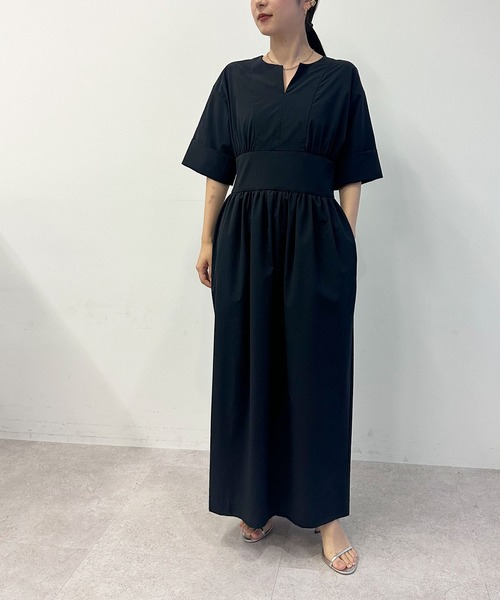 N.O.R.C ワンピース ソフトタイプライターコクーンワンピース「COOL