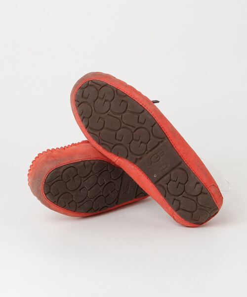 「UGG」 モカシンシューズ 24cm オレンジ レディース_画像3