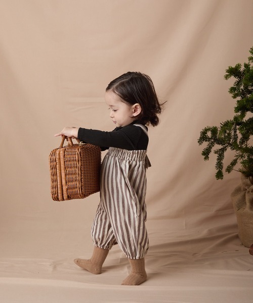 riziere（リジェール） サロペット オーバーオール ストライプ