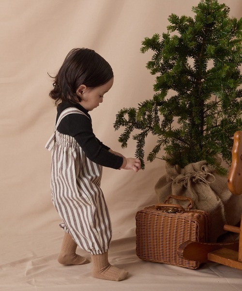 riziere（リジェール） サロペット オーバーオール ストライプ