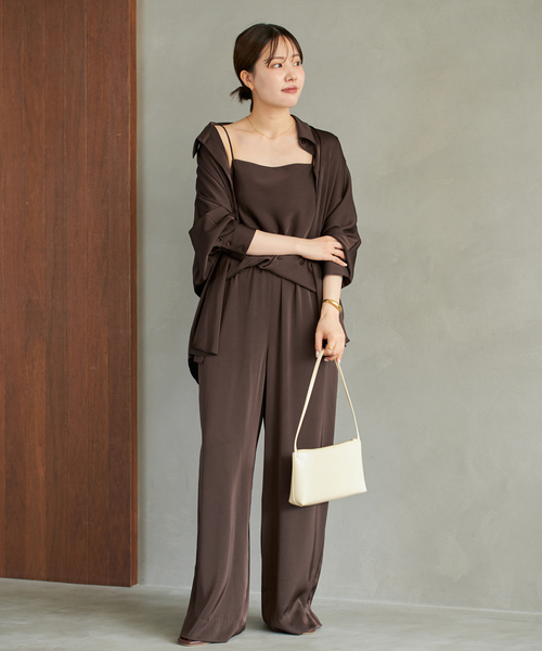 Plage Satin Uneck キャミソール plage｜dull satin キャミソール | Rakuten Fashion(楽天