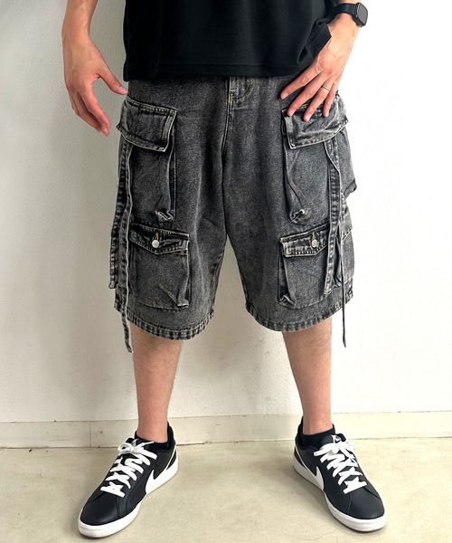 Rocawear ハーフ　ダークグレーデニム カーゴパンツ 楽天市場】【アウトレット】ベビー＆キッズ用 ROCAWEAR