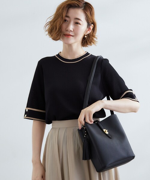 grove（グローブ） ショルダーバッグ バッグ 人間工学ベルトタッセル縦