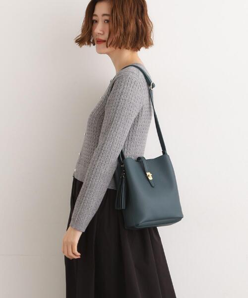 grove（グローブ） ショルダーバッグ バッグ 人間工学ベルトタッセル縦