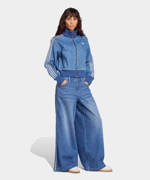 【日本未発売】adidas デニム パンツ ブルー 26サイズ　Sサイズ　新品 adidas ジーンズ デニム デニムパンツ アディカラー Adilenium
