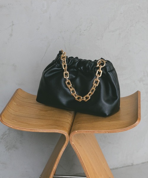 ブラック ショルダーバッグ チェーンバッグ ハンドバッグ PRADA プラダ チェーントートバッグショルダーバッグ