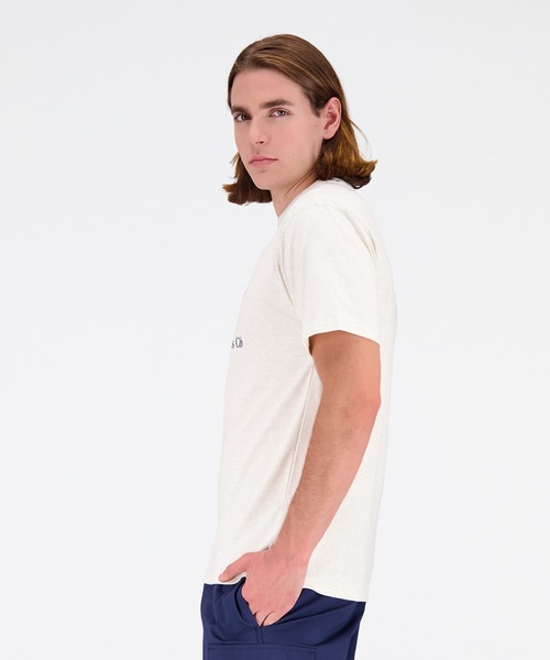 「New Balance」 半袖Tシャツ LARGE グリーン メンズ