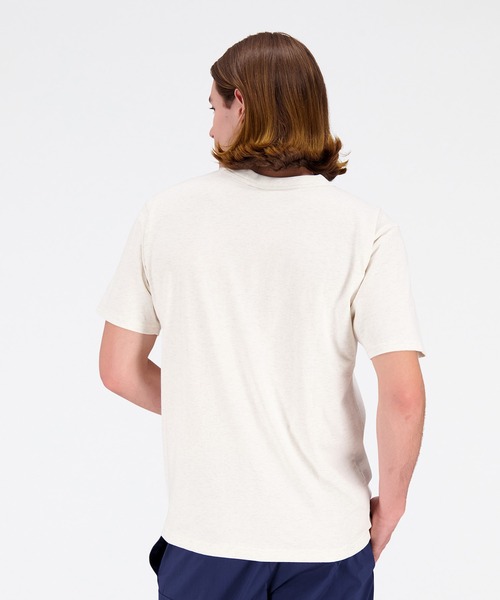 「New Balance」 半袖Tシャツ LARGE グリーン メンズ