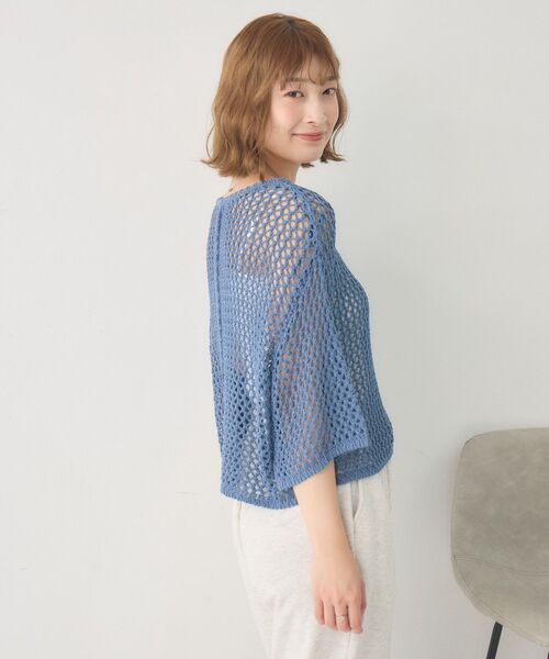 ニット セーター テープヤーンメッシュノースリニット レディース RETROGIRL ニット セーター テープヤーンメッシュNT レディース