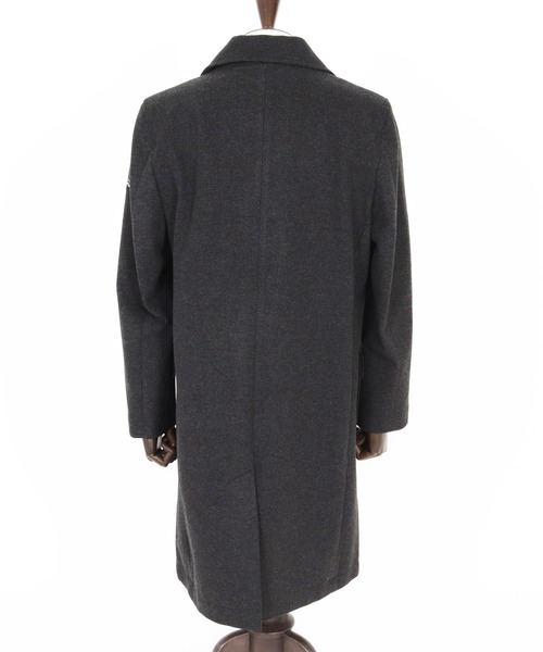 pコート ピーコート mj10890-ロングPコート-スーパーストレッチ メンズ
