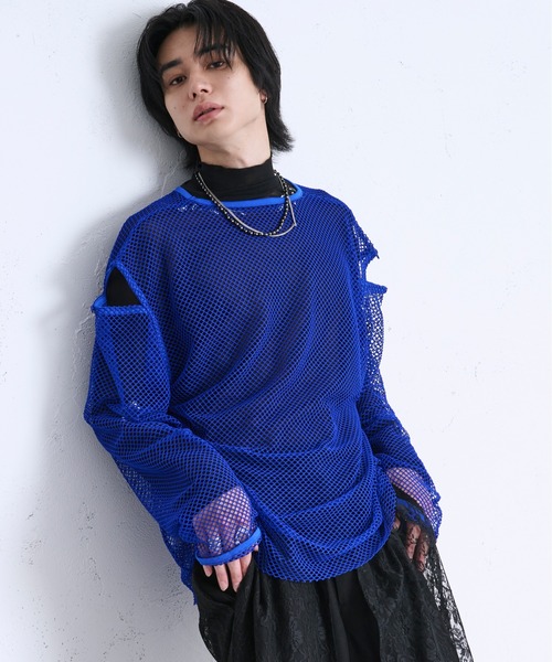 「Ellno Loset」 長袖Tシャツ MEDIUM ブラック メンズ