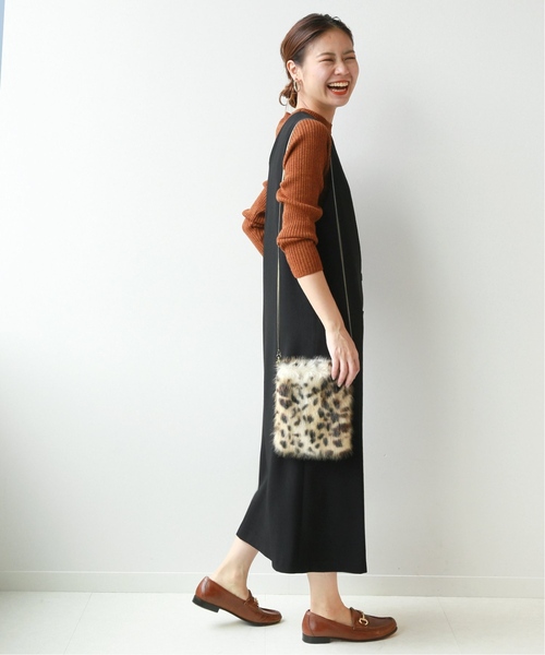 「JOURNAL STANDARD relume」 ノースリーブワンピース FREE キャメル レディース_画像2