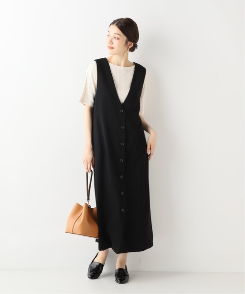「JOURNAL STANDARD relume」 ノースリーブワンピース FREE キャメル レディース_画像5