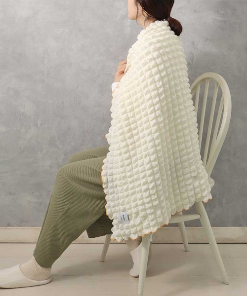 Bleu Bleuet（ブルーブルーエ） ブランケット ポップコーンマルチ