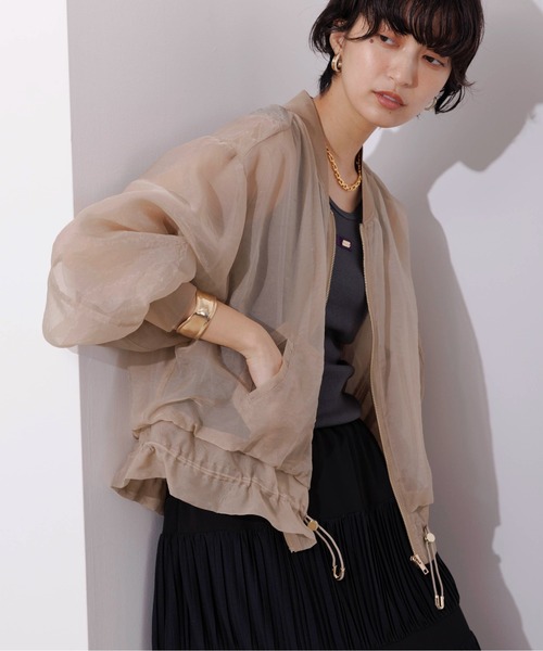 「Eimee Law」 ブルゾン 38 アイボリー レディース_画像5