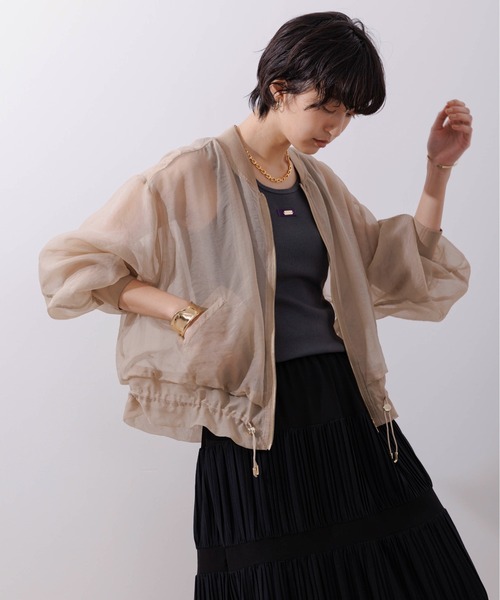 「Eimee Law」 ブルゾン 38 アイボリー レディース_画像6