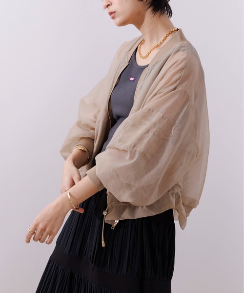 「Eimee Law」 ブルゾン 38 アイボリー レディース_画像8